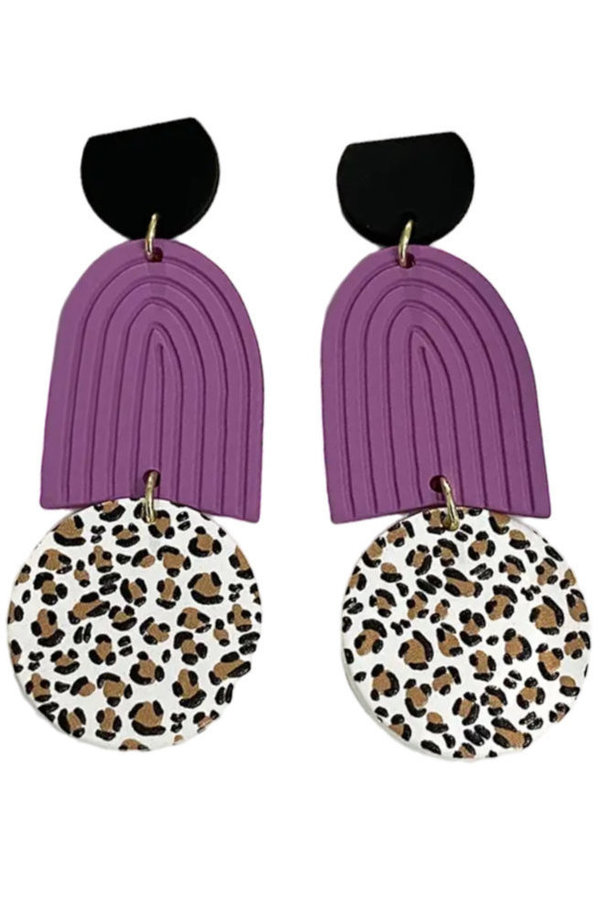 LoLa leopard earrings