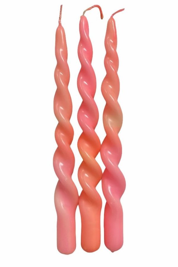 Dip Dye Twisted Candle Twisted Unicorn - Limited Edition