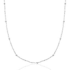 basis ball chain ketting in goud-zilver-rose 65 cm