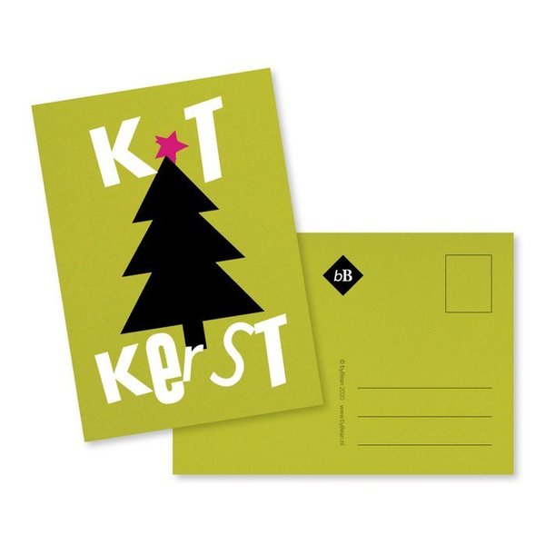 Postcard K*t Kerst!