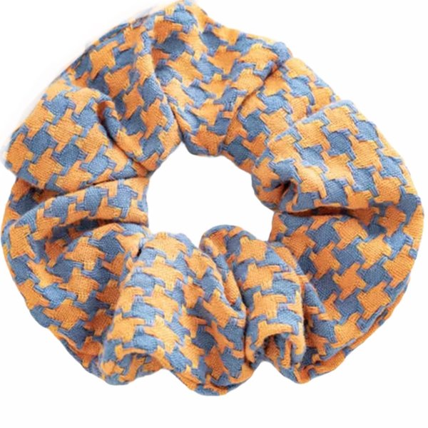 scrunchie blue-orange